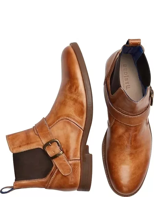Bedstu Men's Michelangelo Plain Toe Chelsea Boots Tan