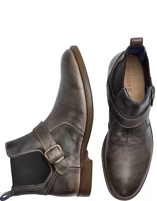 Bedstu Men's Michelangelo Plain Toe Chelsea Boots Gray