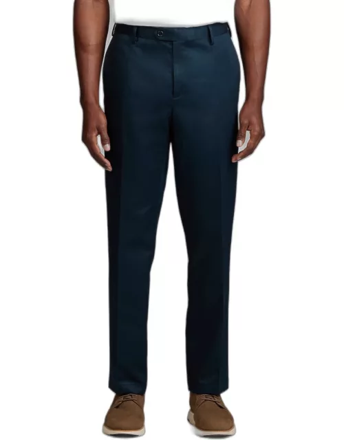 JoS. A. Bank Men's Traveler Collection Tailored Fit Pants, Navy