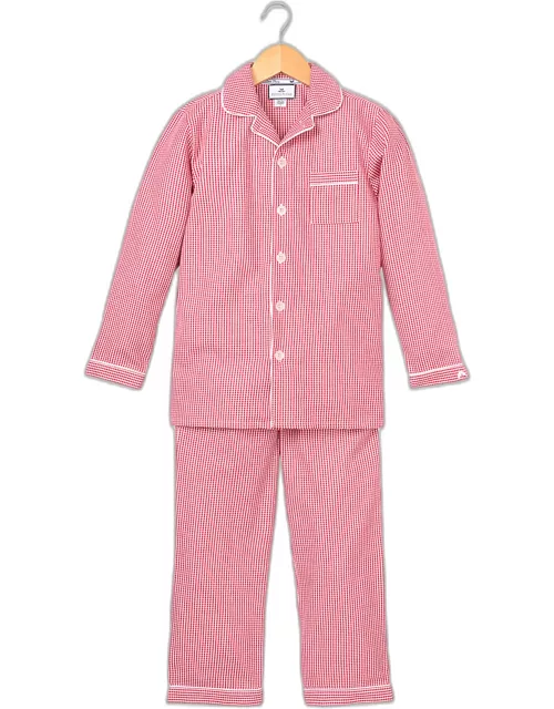 Mini Gingham Pajama Set