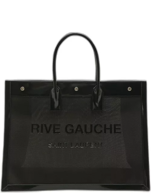 Rive Gauche Small Tote Bag in Mesh