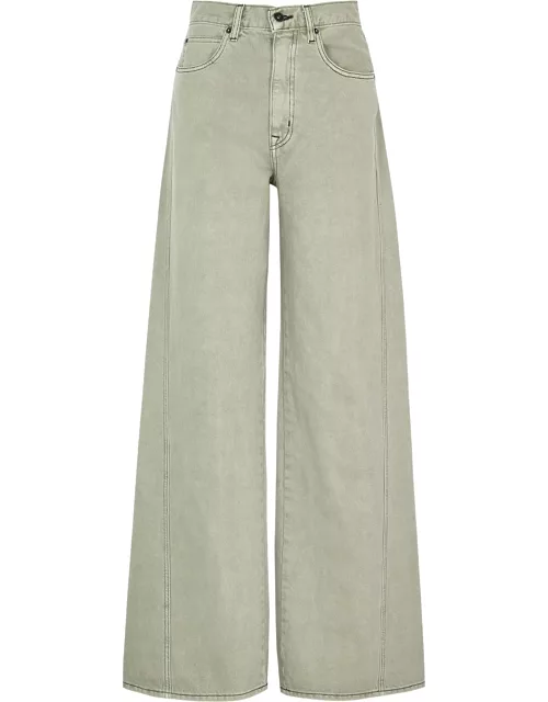 Slvrlake Eva Wide-leg Jeans - Light Grey