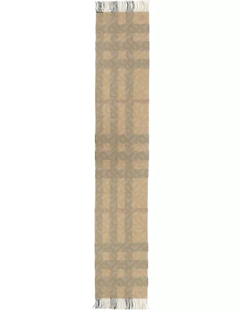 burberry vintage check print scarf