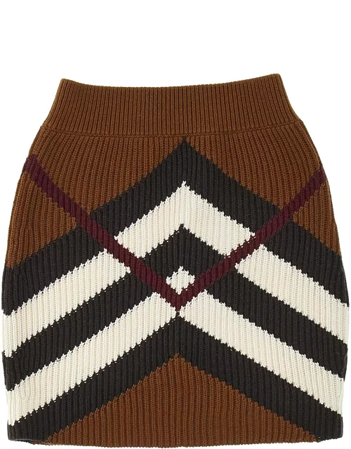 burberry cashmere skirt