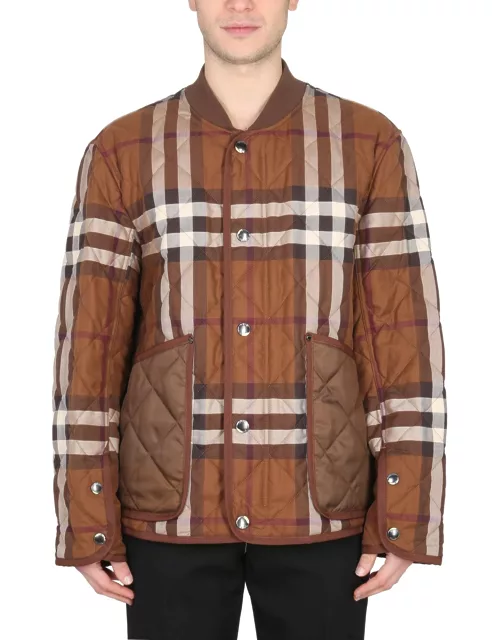 burberry tartan pattern jacket