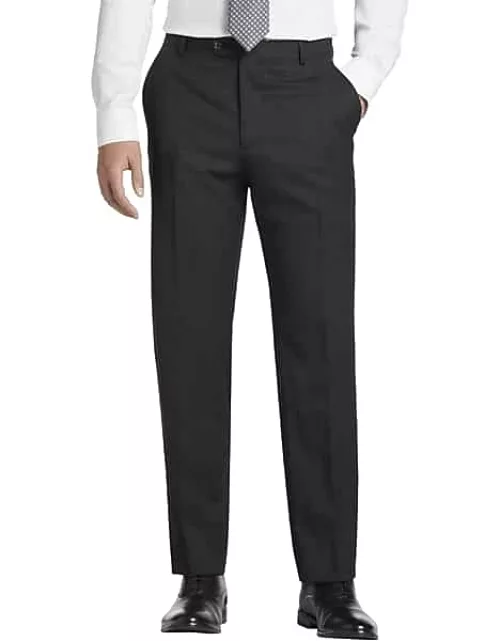 Pronto Uomo Platinum Men's Modern Fit Suit Separates Pants Charcoal Gray
