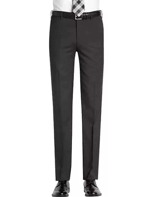 Awearness Kenneth Cole AWEAR-TECH Men's Slim Fit Suit Separates Pants Charcoal Gray