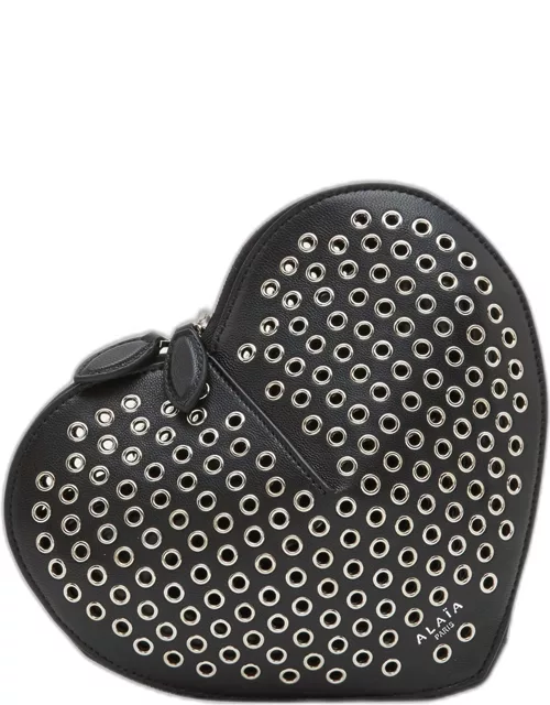 Le Coeur Clutch in Lux Leather with Grommet