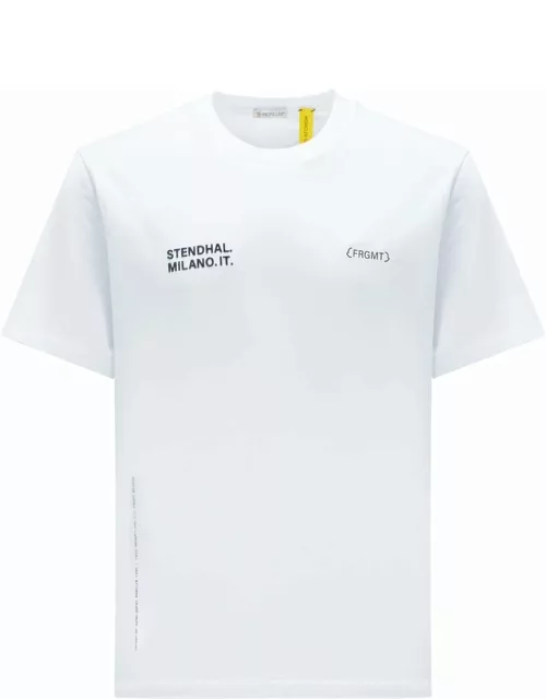 Moncler x FRGMT white logo T-shirt