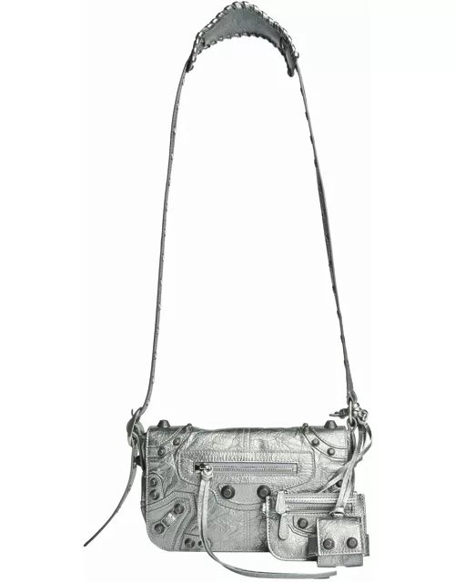 Le Cagole xs bag in metallic leather