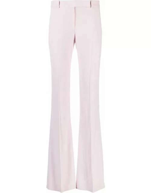 Pink flared tailored trouser