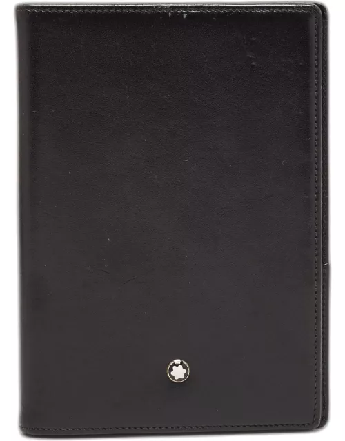 Montblanc Black Leather Meisterstück Passport Holder