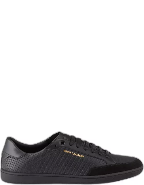 Men's Court Classic Perforated Leather Sneaker