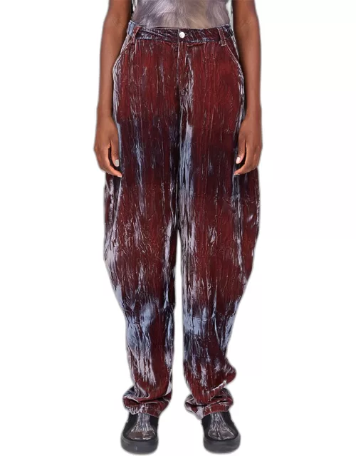 Grr Dyed Mid-Rise Tapered Pant