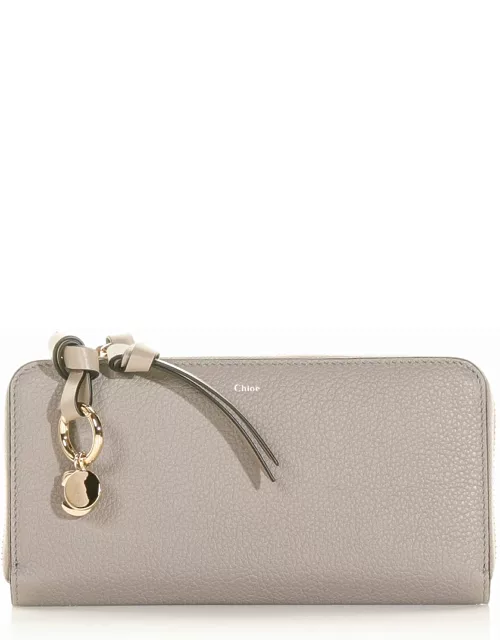 Chloé Full Zip Leather Wallet
