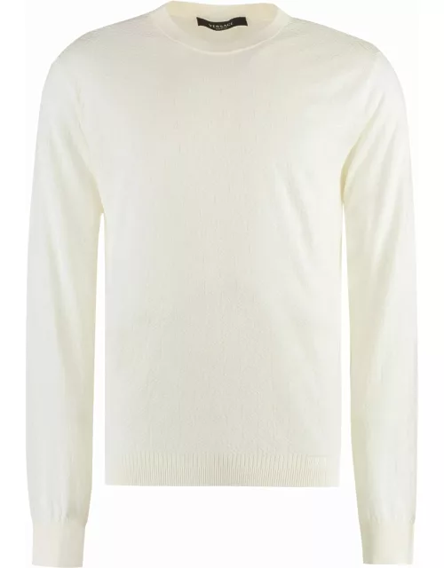 Versace Long Sleeve Cotton Blend T-shirt