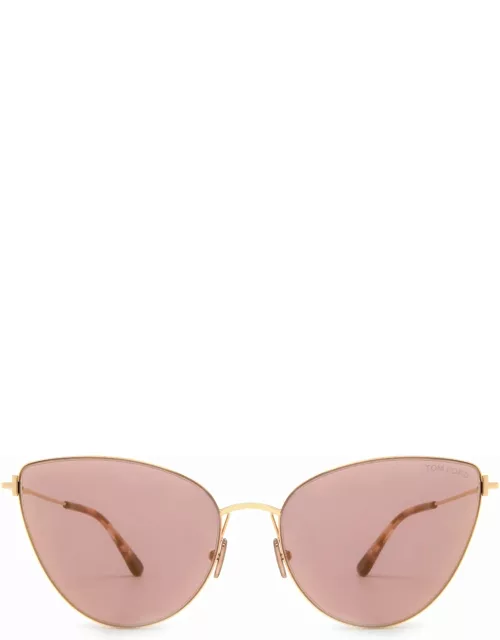 Tom Ford Eyewear Ft1005 Shiny Rose Gold Sunglasse