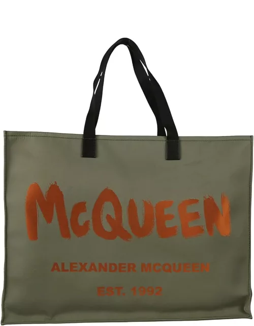 Alexander McQueen Logo Tote Bag