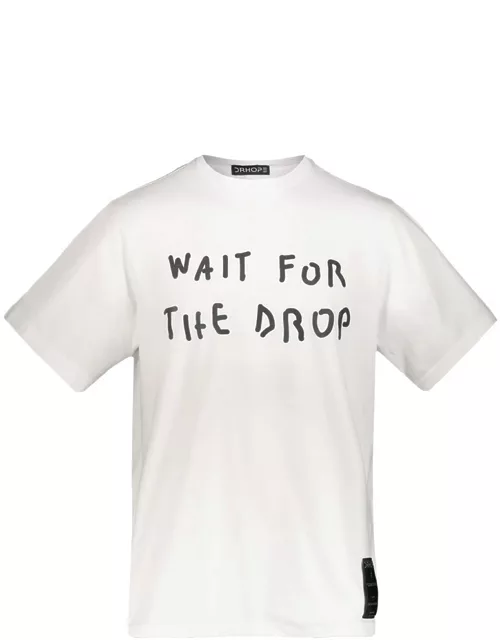 Drhope T-shirt With wait For The Drop Black Print