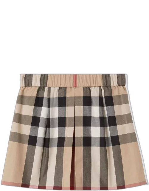 Burberry Beige Cotton Blend Skirt