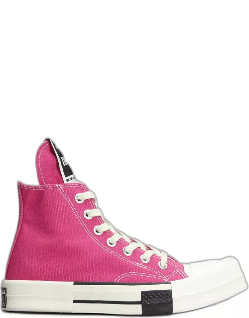 DRKSHDW Sneakers In Fuxia Cotton