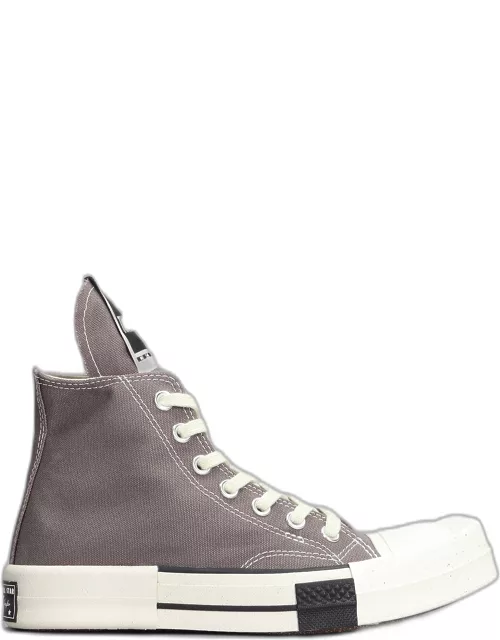 DRKSHDW Sneakers In Taupe Cotton