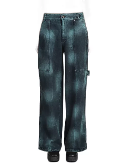 Stella McCartney Jeans In Green Polyester