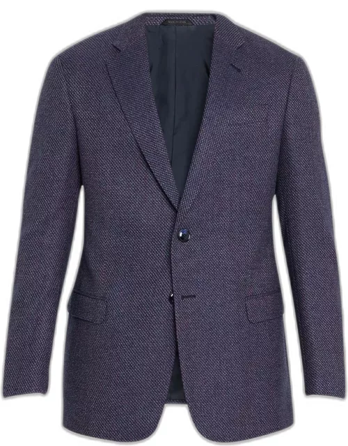Men's Textured Wool-Cashmere Sport Coat