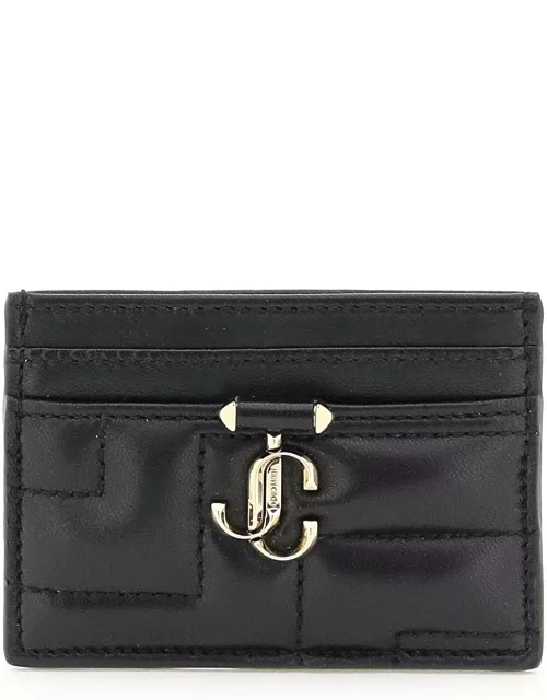 JIMMY CHOO quilted nappa leather card holder