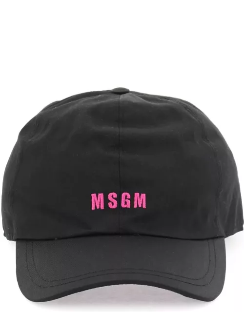MSGM FLUO LOGO BASEBALL CAP