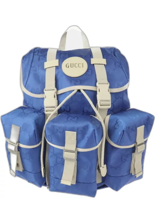 Gucci Blue Nylon GG Off The Grid Backpack