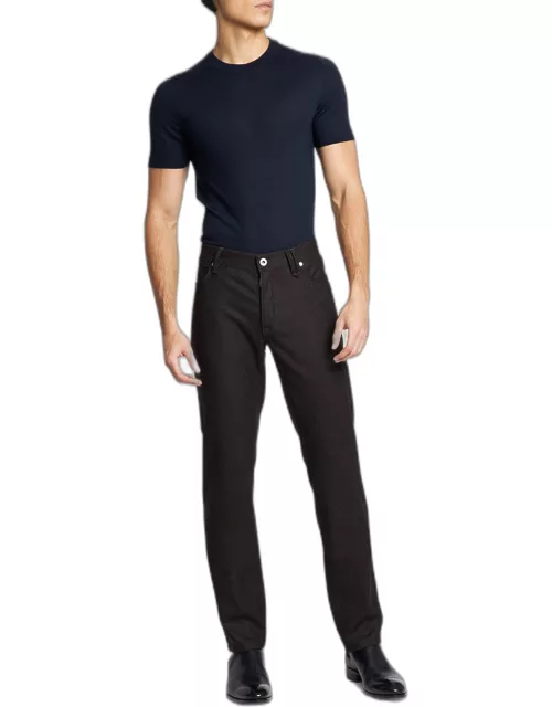 Men's Cotton-Stretch 5-Pocket Pant