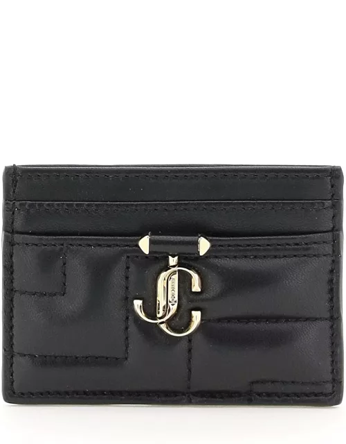 Jimmy Choo Quilted Nappa Leather Card Holder