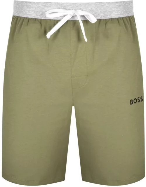 BOSS Lounge Balance Jersey Shorts Green