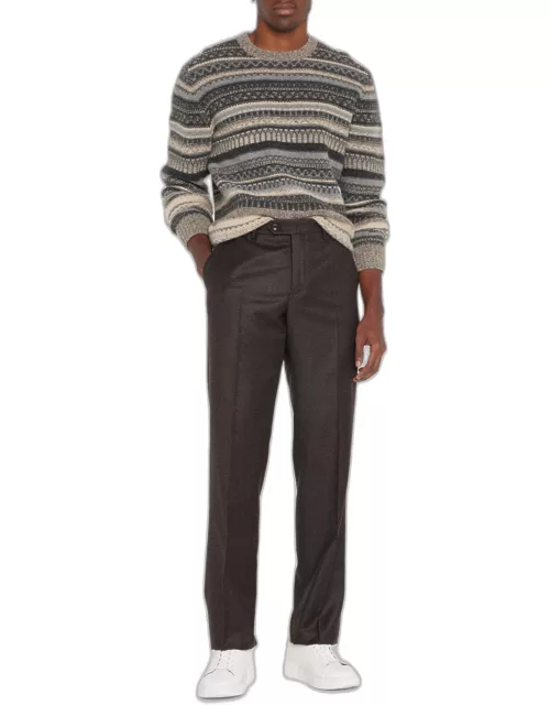 Men's Four-Pocket Wool-Cashmere Trouser