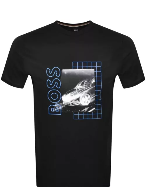 BOSS Tiburt 412 Logo T Shirt Black