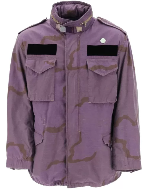 OAMC FIELD JACKET IN COTTON WITH CAMOUFLAGE PATTERN