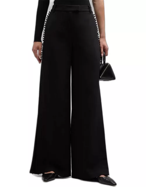 Blossom Pleated Wide-Leg Pant