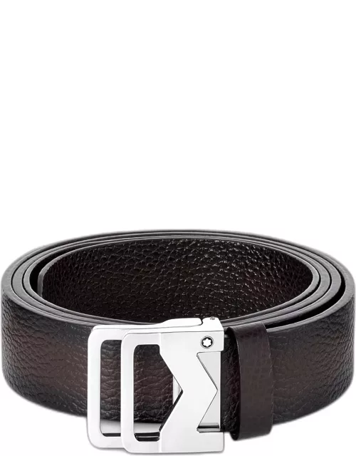 Men's Double Ring Leather Belt