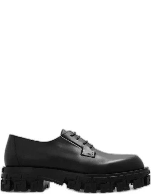 Versace Leather Lace-up Derby Shoe