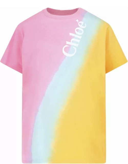 Chloé Chloè Cotton Logo T-shirt