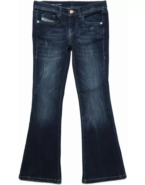1969 D-ebbey-j Trousers Diesel Jeans 1969 D-ebbey Bootcut Dark Blue With Abrasion