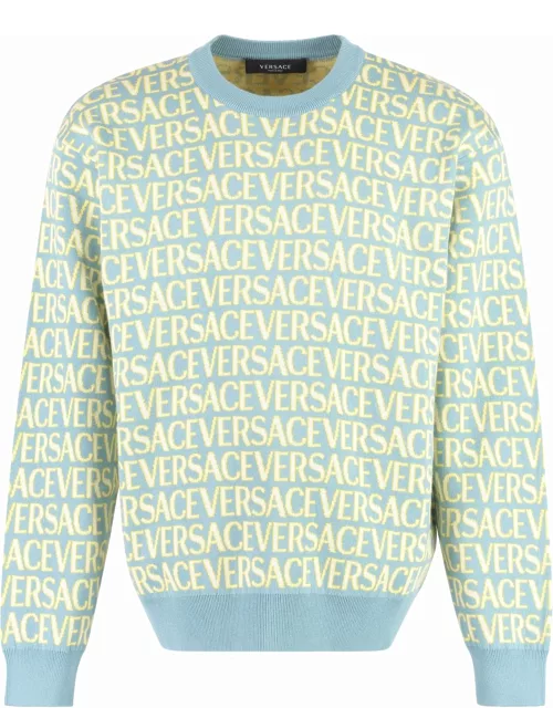 Versace Cotton Crew-neck Sweater