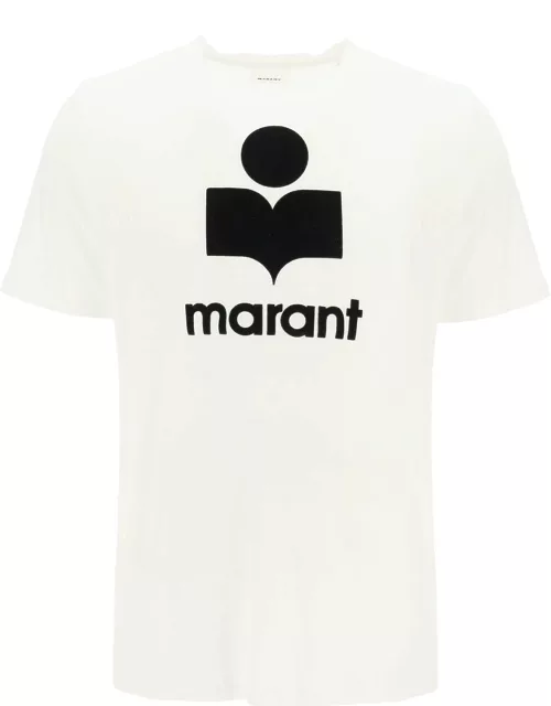 MARANT 'karman' logo linen t-shirt