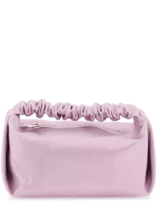 ALEXANDER WANG scrunchie mini bag with crystal