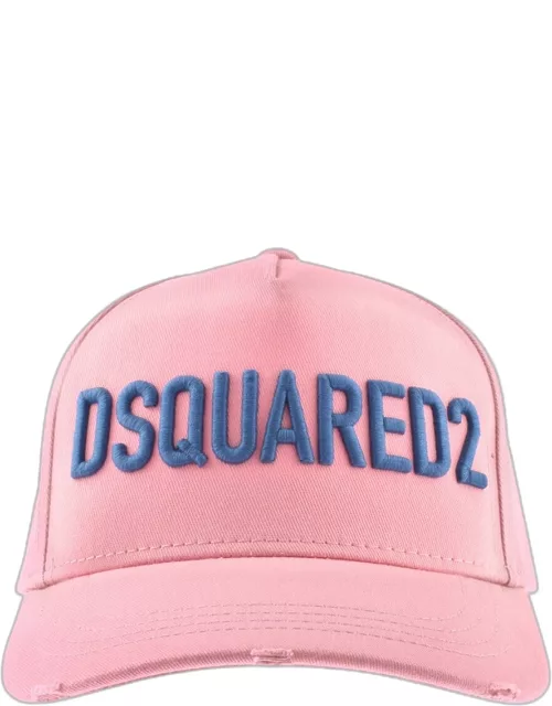DSQUARED2 Logo Baseball Cap Pink