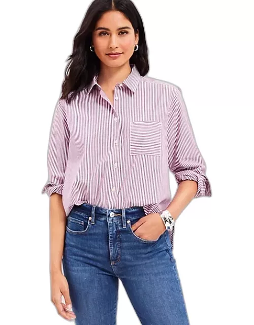 Loft Striped Relaxed Everyday Shirt