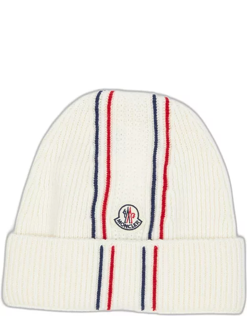 Men's Ribbed Beanie with Tipping