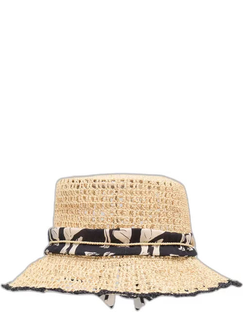 Grecia Hippie Straw Bucket Hat