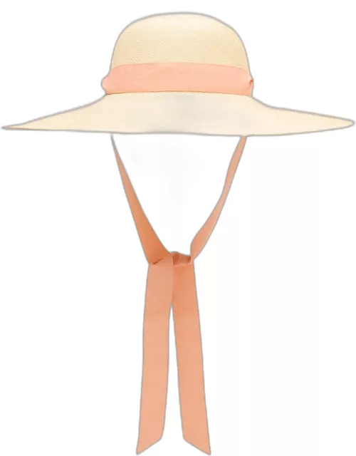 Lady Ibiza Straw Large-Brim Hat